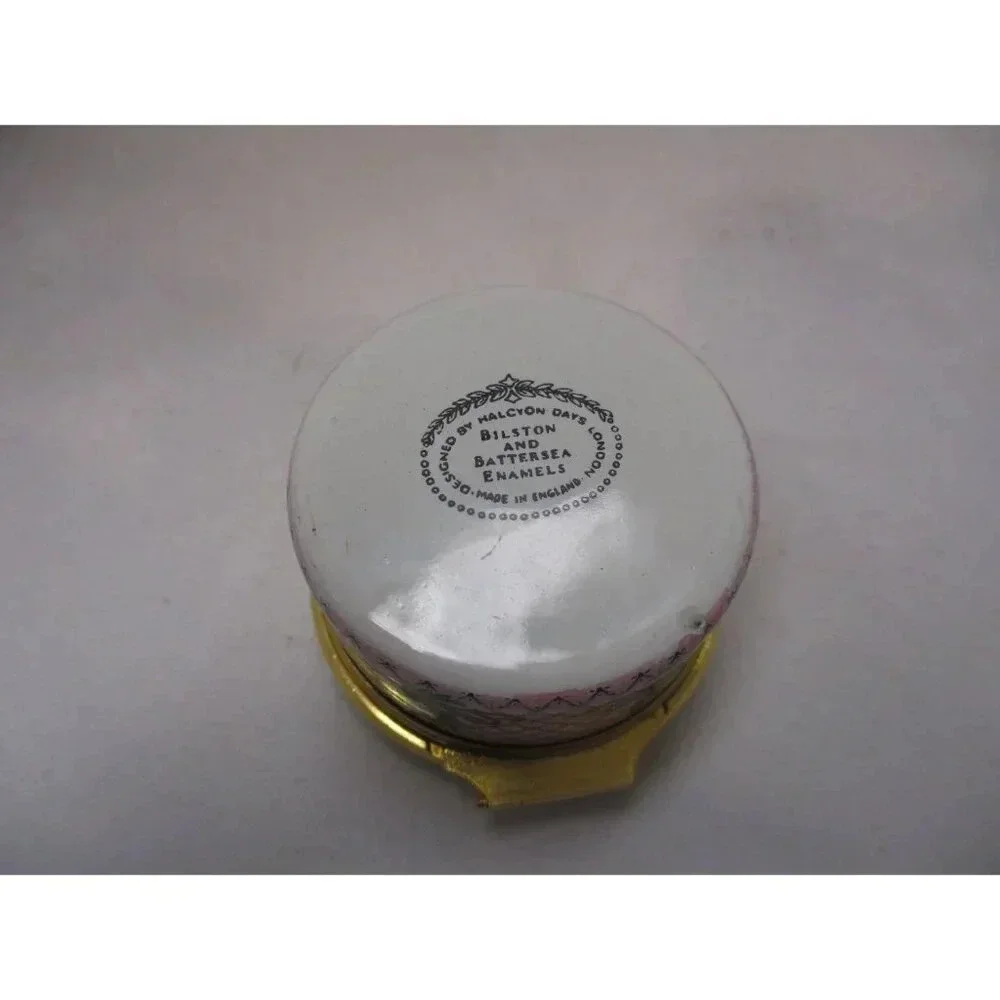 Enamel Box Halcyon Days St Valentines Day‎ for my love1979 Jewelry Box lover